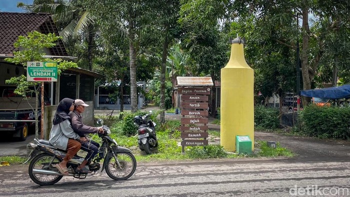 Tugu Gendul di Kulon Progo sebagai peringatan Agresi Militer Belanda. Foto diambil Selasa (16/9/2025).