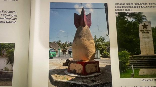 Tugu pengingat perjuangan saat Agresi Militer Belanda di Kulon Progo. Foto diunggah Selasa (16/9/2025).