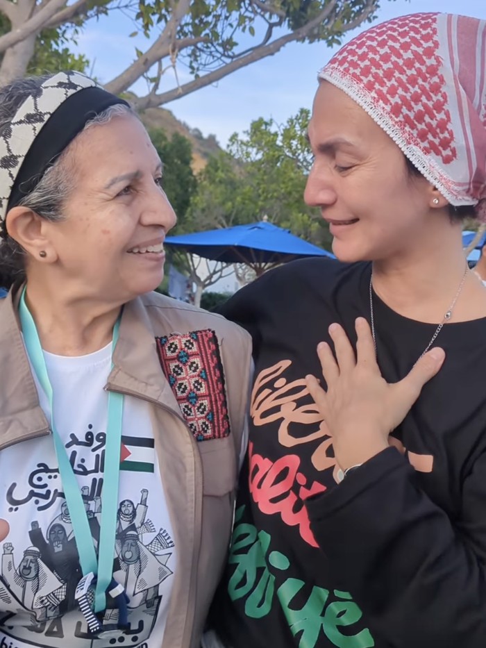 Wanda Hamidah masih di Tunisia dalam rangka mengikuti Global Sumud Flotilla untuk Gaza.