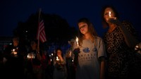 Kematian Charlie Kirk memicu gelombang duka di berbagai wilayah Amerika Serikat. REUTERS/Callaghan OHare