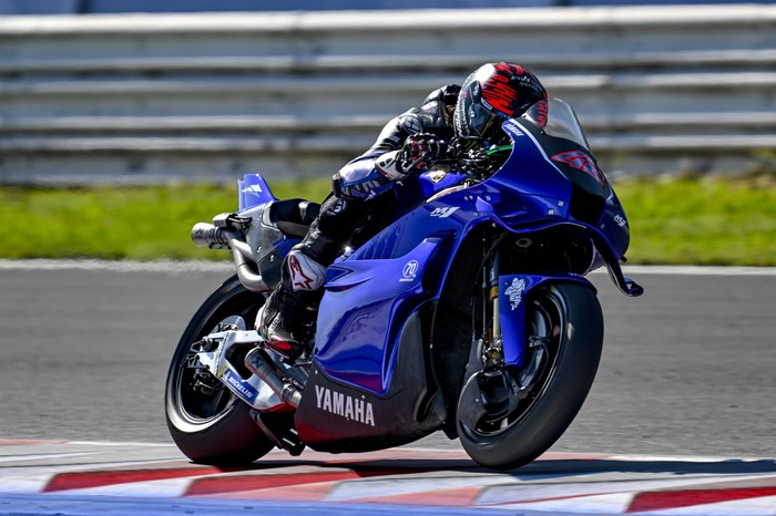 Alex Rins Uji Coba Motor V4 Yamaha di Misano