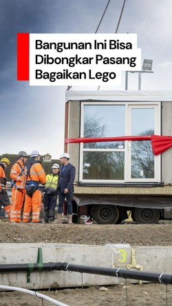 Video: Ini Jadinya Jika Bangunan Bisa Dibongkar Pasang Bak Lego