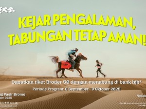 Bank bjb Ajak Nasabah Nabung Sekaligus Ikut Lari BRODER50 di Lautan Pasir