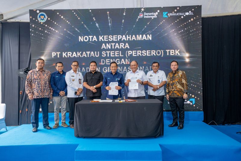 Dukung Asta Cita, Krakatau Steel Resmikan Dapur MBG dari Baja Modular