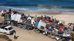 Eksodus Pengungsi Palestina Menuju Selatan Gaza