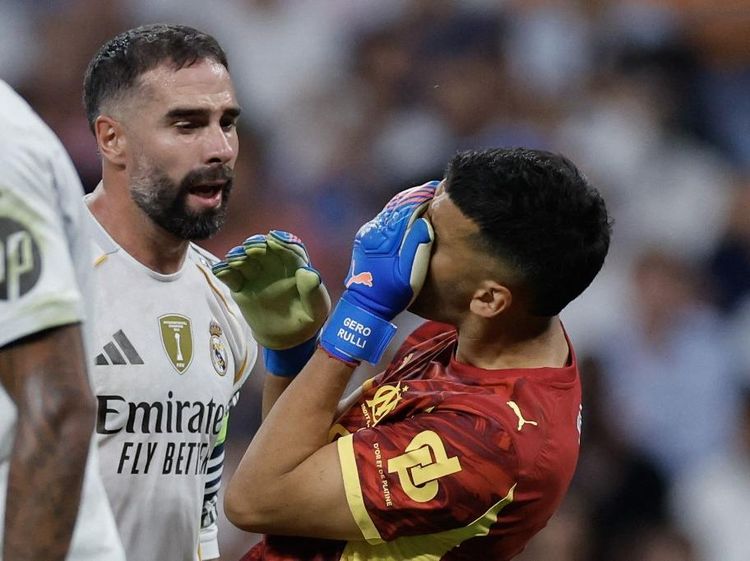 Detik-detik Carvajal Vs Rulli, Tandukan Berujung Kartu Merah