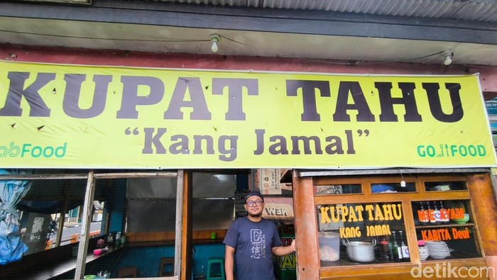 Hucap atau kupat tahu khas Kuningan Kang Jamal