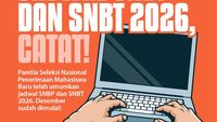 Infografis: Tanggal-tanggal Penting SNBP dan SNBT 2026