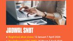 Infografis: Tanggal-tanggal Penting SNBP dan SNBT 2026