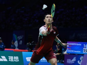 Hasil Korea Open 2025: Jonatan Lolos ke Babak Kedua