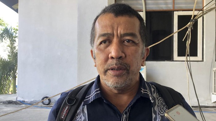 Kasatgas Korsup Wilayah V KPK, Dian Patria, saat ditemui di Gedung Bupati Lombok Barat, Selasa (16/9/2025). (M. Zahiruddin/detikBali)