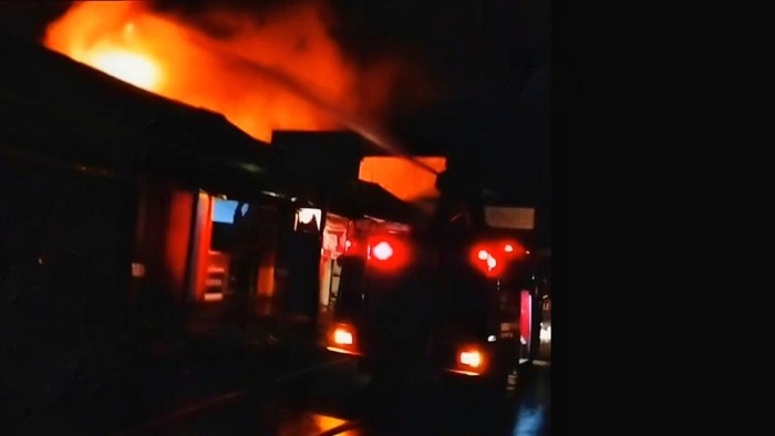 Kebakaran Pasar Surade Sukabumi