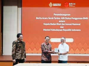 Kementerian Kebudayaan Teken Serah Terima Delapan Aset Strategis dari BRIN