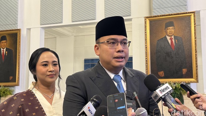 Kepala Badan Komunikasi Pemerintah Angga Raka Prabowo (Eva/detikcom)