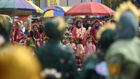 Acara digelar juga untuk melestarikan budaya sekaligus mengasah kecerdasan anak sejak dini. Foto: ANTARA FOTO/M Risyal Hidayat