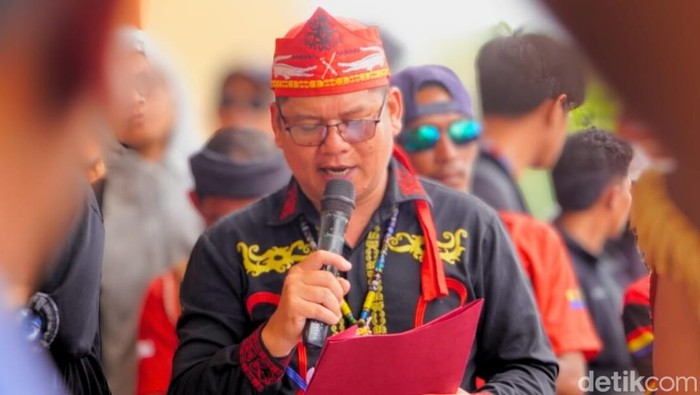 Perwakilan AMAKU Agustinus Amos.