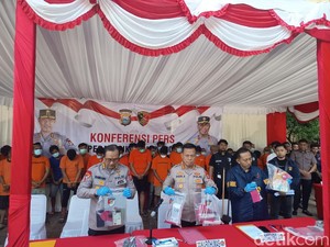 411 Bandit di Makassar-Gowa Ditangkap Selama 20 Hari Operasi Pekat Lipu 2025