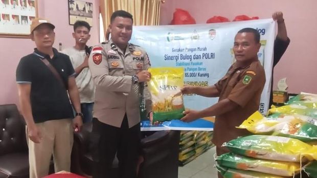 Polres Kepulauan Meranti telah mendistribusikan 115 ton selama sebulan gerakan pangan murah, Rabu (17/9/2025).