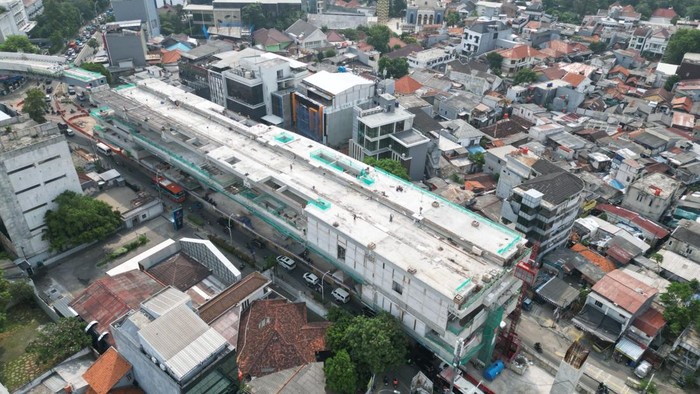 Proyek LRT Jakarta Fase 1B rute Velodrome-Manggarai (dok istimewa)