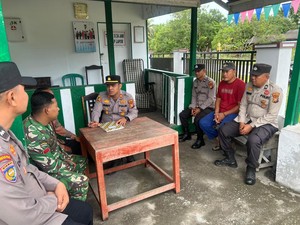 Satkamling di Meranti Siap Dukung Polisi Jaga Keamanan Warga