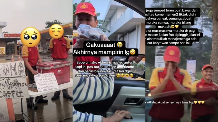 Viral! Momen Netizen Beli Kopi di SPBU Swasta yang Tengah Kesulitan