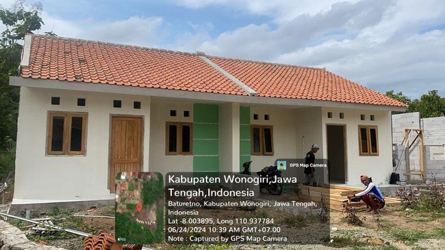 5 Rumah Serba Rp 166 Juta di Wonogiri
