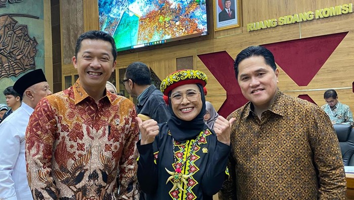 Taufik Hidayat, Hetifah Sjaifudian, dan Erick Thohir