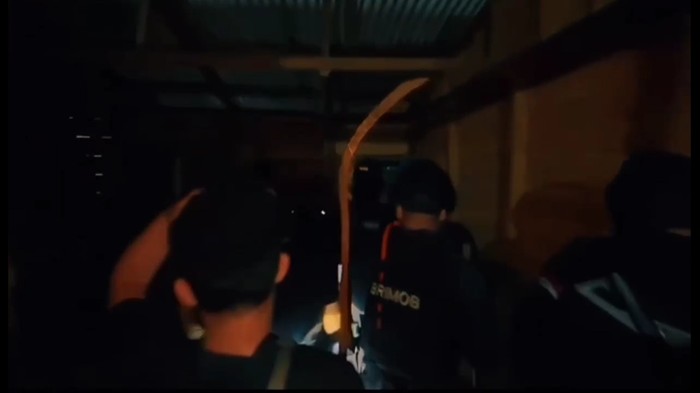 Polisi menggagalkan tawuran di Medan Belawan, Kota Medan