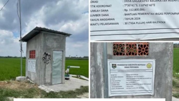 Bangunan kecil yang viral di media sosial karena memakan anggaran Rp 112 juta.