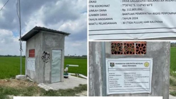Bangunan kecil yang viral di media sosial karena memakan anggaran Rp 112 juta.