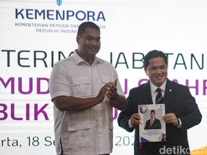 Kelakar Dito di Pelantikan Erick Thohir: Ijazahnya Aman, Pak Roy Suryo?