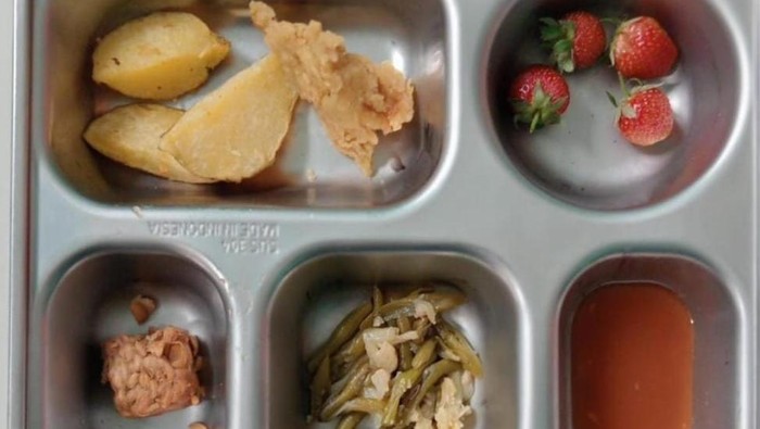 Gambar diduga menu MBG di Kecamatan Cisayong, Tasikmalaya