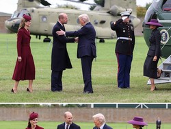 Foto: Diplomasi Modis Kate Middleton & Melania Trump di Kunjungan Bersejarah