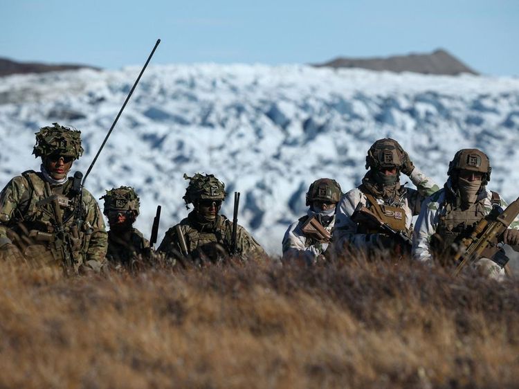 Pasukan Eropa Unjuk Kekuatan di Kawasan Es Greenland