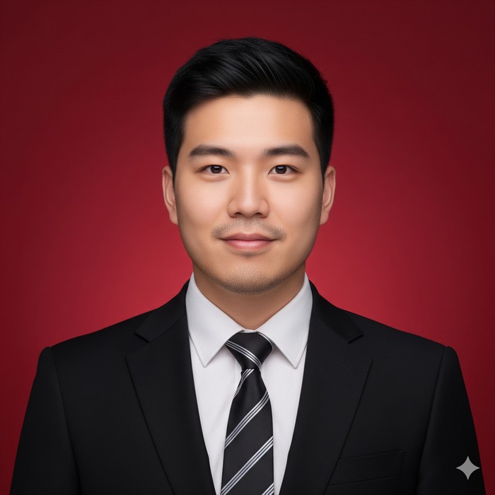 Ilustrasi foto formal hasil generate Gemini AI