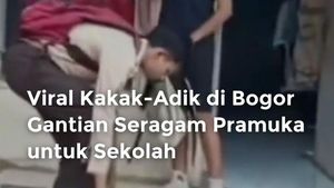 Video Viral Kakak-Adik di Boogor Gantian Seragam Pramuka untuk Sekolah