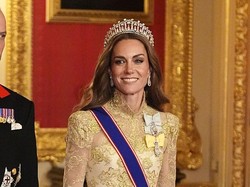 Aura Bangsawan Kate Middleton Terpancar, Pakai Tiara Putri Diana Rp 2,2 T