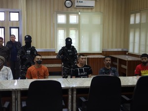 5 Tersangka Penyelundup 2 Ton Narkotika Dilimpahkan ke Kejari Karimun