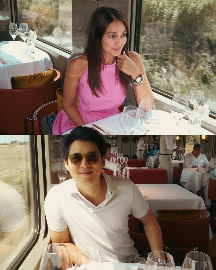 Luna Maya dan Maxime naik La Dolce Vita di Italia