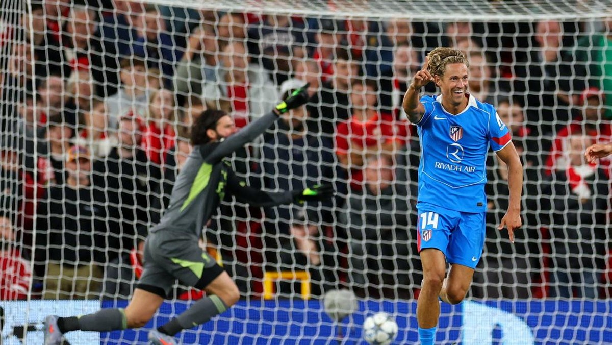 Marcos Llorente sang penakluk Anfield (Action Images via Reuters/Andrew Boyers)