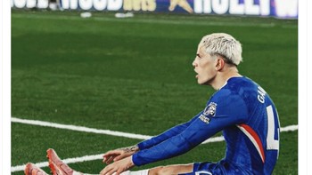 Chelsea belum pernah menang sejak menambahkan Garnacho di skuad mereka. Foto: X.com