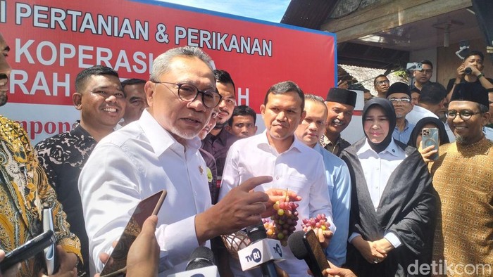 Menteri Koordinator Pangan Zulkifli Hasan di Banda Aceh