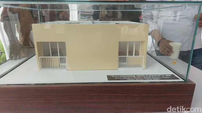 mockup hunian vertikal yang mau dibangun Qatar di RI