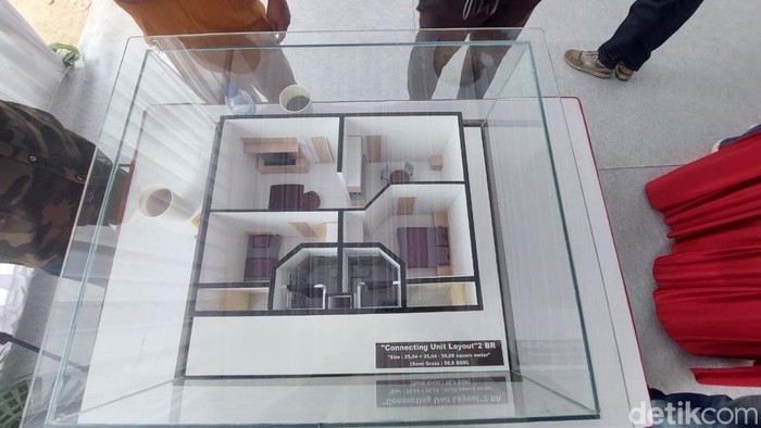 mockup hunian vertikal yang mau dibangun Qatar di RI