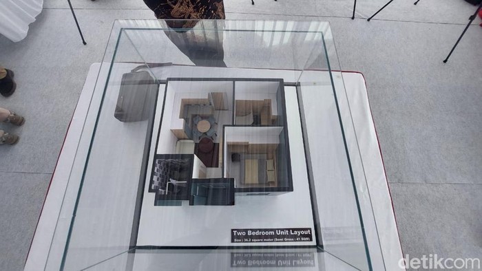 mockup hunian vertikal yang mau dibangun Qatar di RI