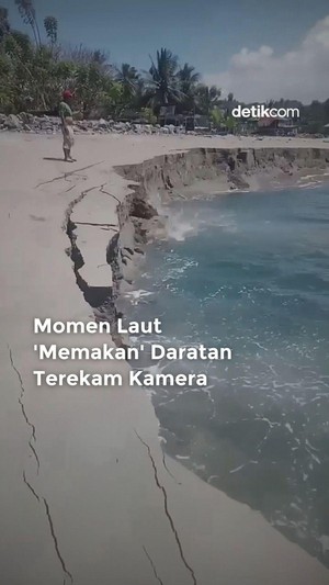 Video: Momen Laut Memakan Daratan Terekam Kamera