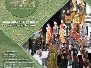 Ngawi Batik Fashion 2025 di Benteng Van Den Bosch, Catat Tanggalnya!
