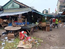 2 Tahun Usai Terbakar, Pasar Lontar Kini Kumuh, Penuh Sampah & Kambing