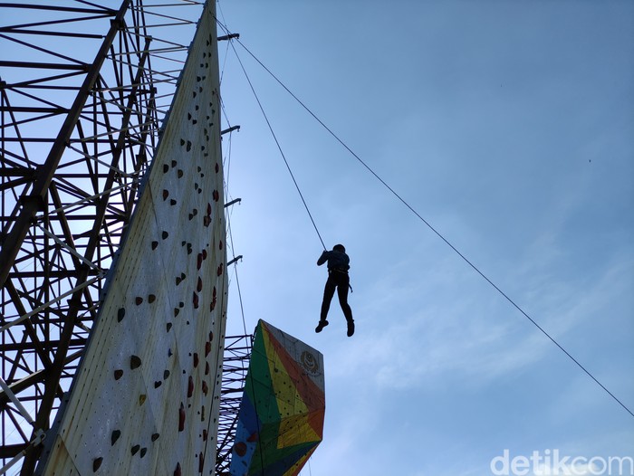 Pelatihan atlet panjat tebing Kabupaten Bogor