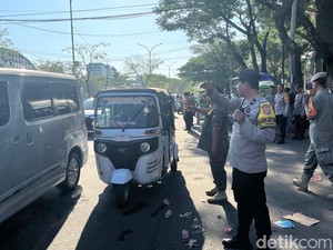 Nakes Demo di Depan Kantor Gubernur Sulsel Bubar, Lalin Kembali Normal